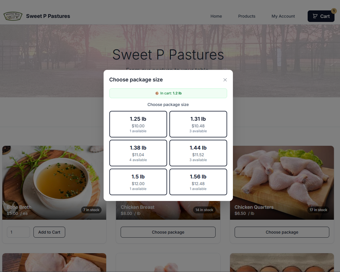 PurveyOS online storefront